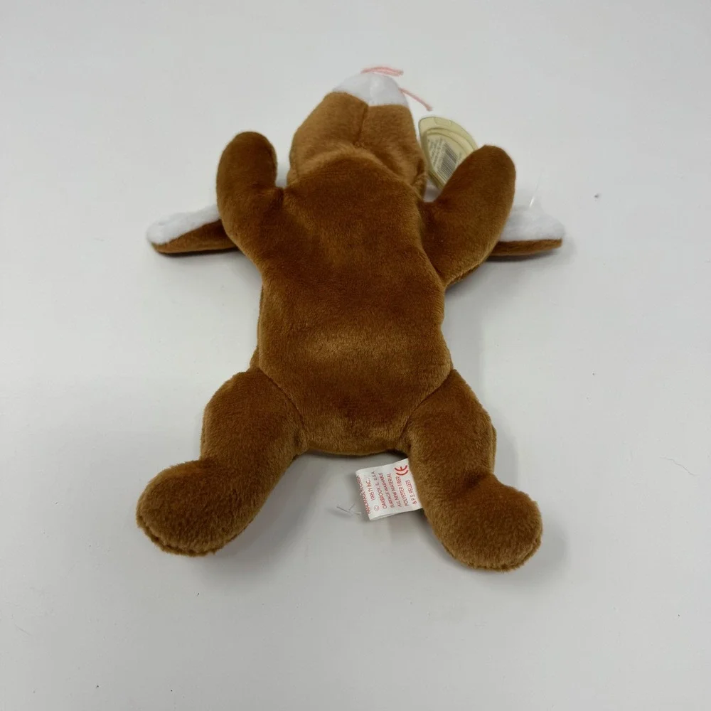 NWT 1995 The Beanie Baby Babies Collection Ears the Rabbit Retired P.E. Pellets‎